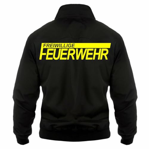 Spaß Kostet Herren Harrington Jacke FFW Freiwillige Feuerwehr Verein ort beruf Verein ort von Spaß Kostet