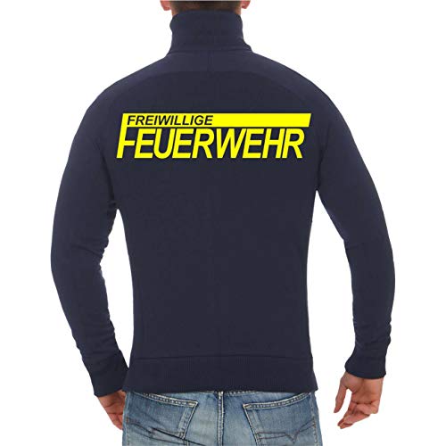 Spaß Kostet Männer und Herren Jacke Sweatjacke FFW Freiwillige Feuerwehr (mit Rückendruck) Größe M bis 5XL von Spaß Kostet