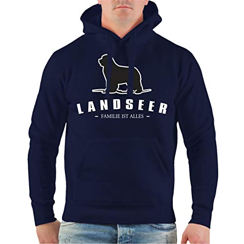 Spaß Kostet Herren Kapuzenpullover Hunde Motiv Landseer Familie ust Alles Größe S bis 5XL von Spaß Kostet