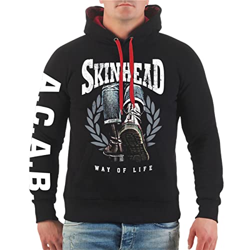 Spaß Kostet Herren Kapuzenpullover Skinhead Way of Life oi Skin Boots Größe S bis 5XL von Spaß Kostet