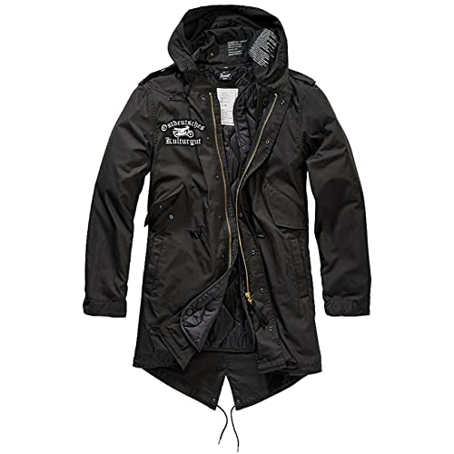 Spaß Kostet Männer und Herren Parka lang Winter Jacke mit heraustrennbaren Futter Ostdeutsches Kulturgut Größe S bis 5XL von Spaß Kostet