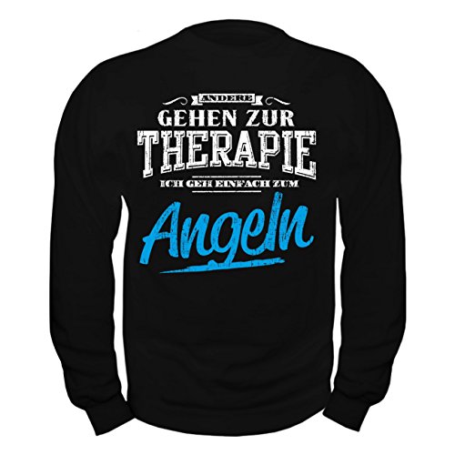 Spaß Kostet Männer und Herren Pullover Andere gehen zur Therapie ICH Angeln (mit Rückendruck) von Spaß Kostet