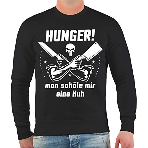 Spaß Kostet Männer und Herren Sweatshirt Hunger Man schäle Mir eine Kuh Größe S - 10XL von Spaß Kostet