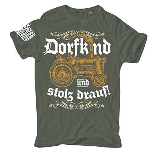 Spaß Kostet Herren Tshirt Dorfkind Sprüche Größe S bis 5XL von Spaß Kostet