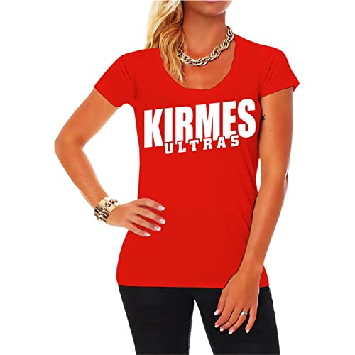 Tshirt Damen Kirmes Ultras 14 15 Kirmse (mit Rückendruck) Größe XS - XXL von Spaß Kostet