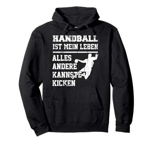 Mein Leben Handball Kleidung Handballer Geschenk Handball Pullover Hoodie von Spaßige Handballspieler Sachen Herren & Damen