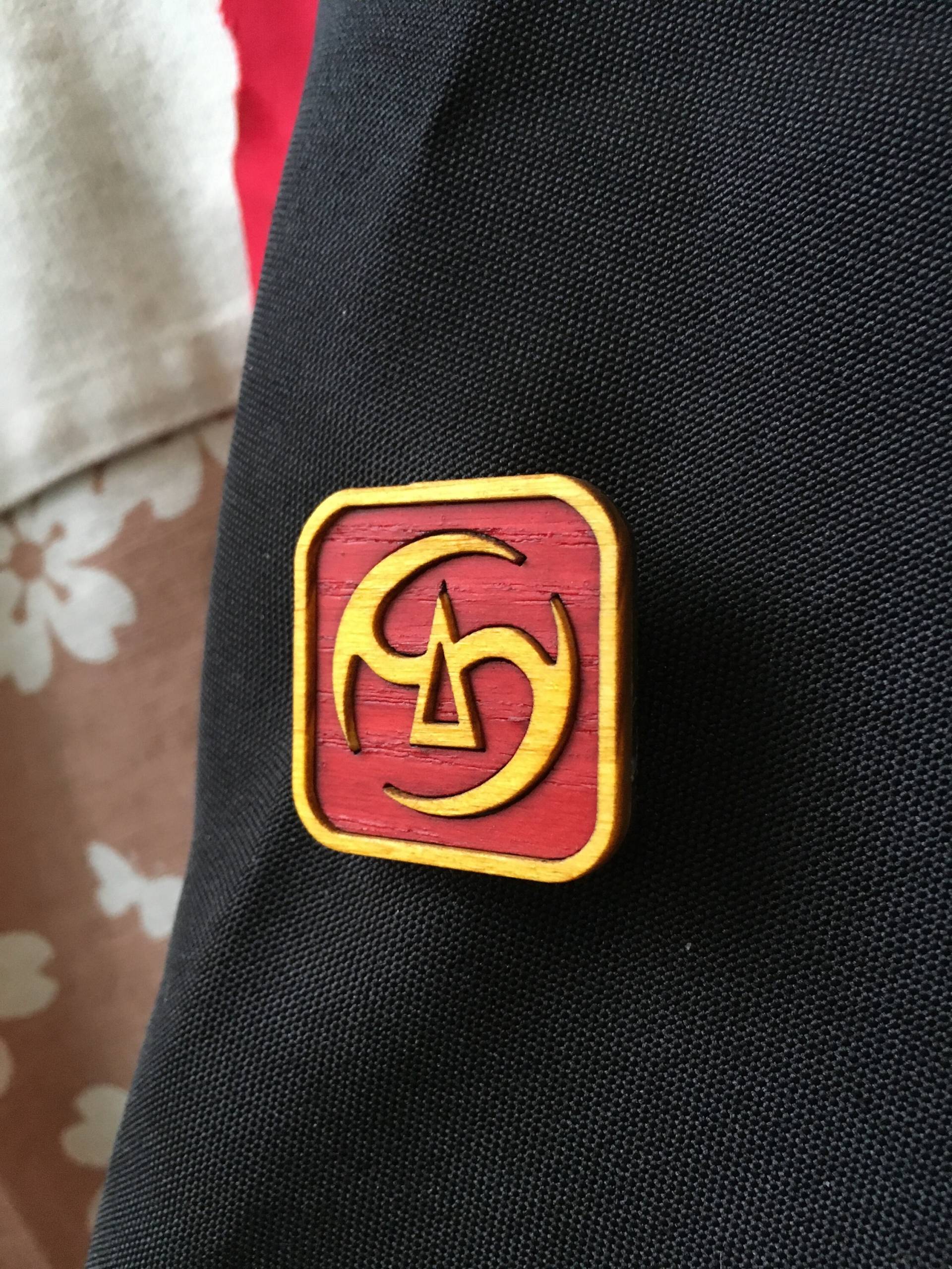 Ffxiv Holz Samurai Pin/Magnet von SpatialFuss