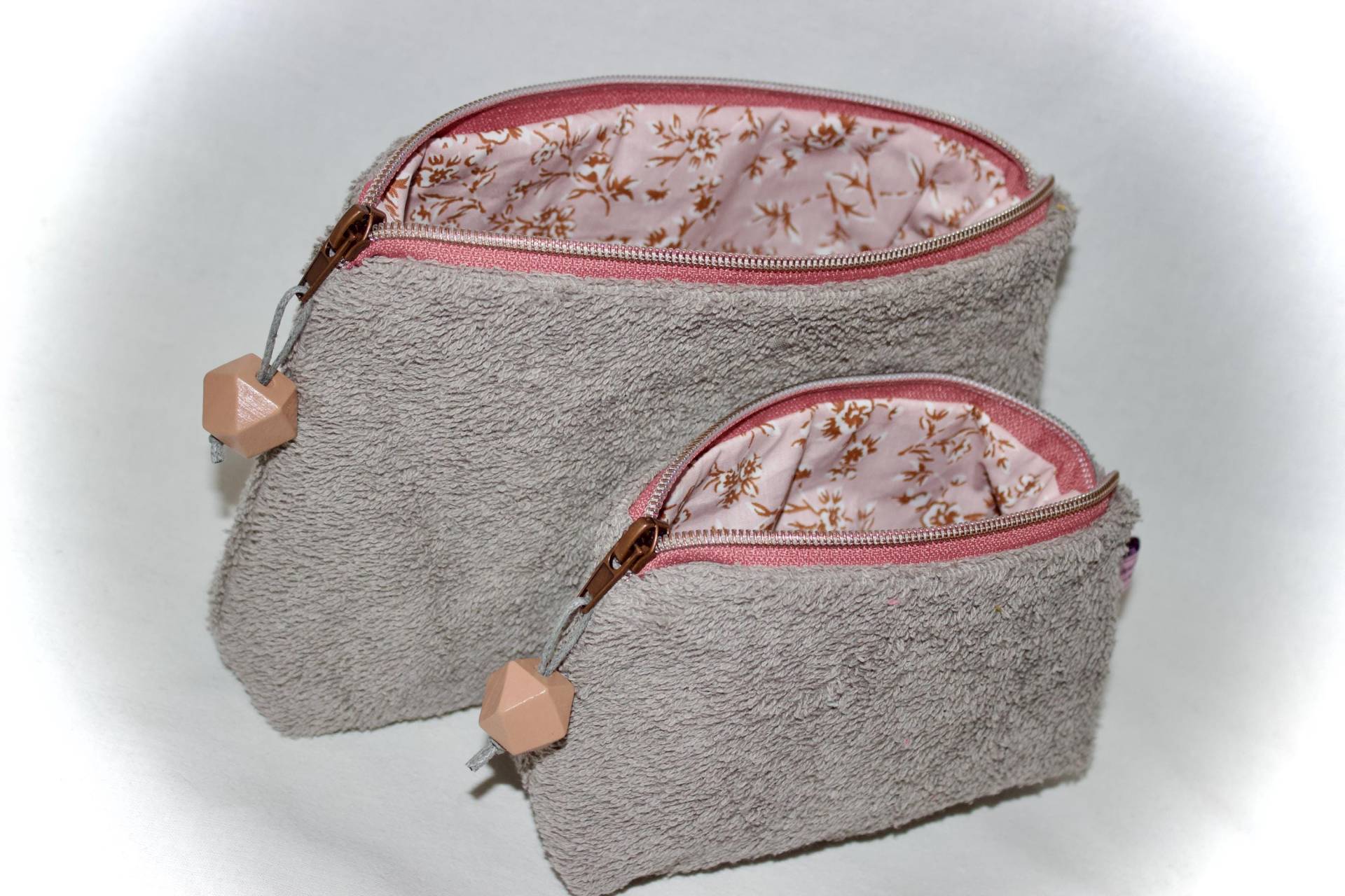 Kosmetiktasche Aus Frottee, Kosmetiktasche, Kosmetiktäschchen, Kulturtasche von Spatzenland