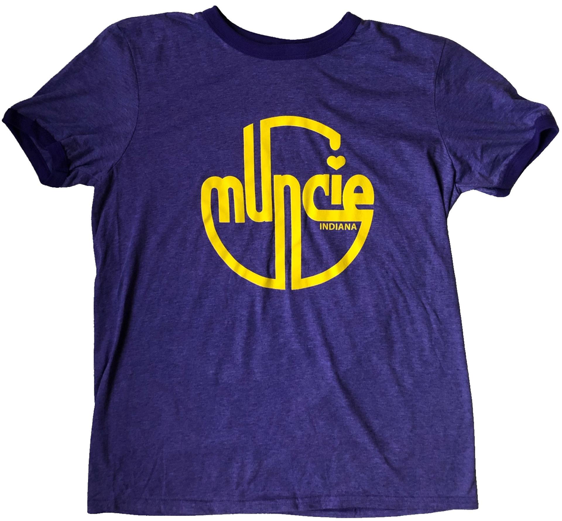 Retro Muncie | Lila/T-Shirt Retro Muncie | Lila/T-Shirt von SpeakMunsee