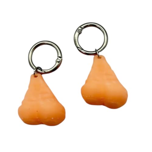 Lustige Ballstiefel-Charms – lustiges Gag-Geschenk für Männer und Frauen, weißer Elefantenaustausch, Schuhzubehör für Stiefel, Taschen, Schlüsselanhänger von SpeakerMan