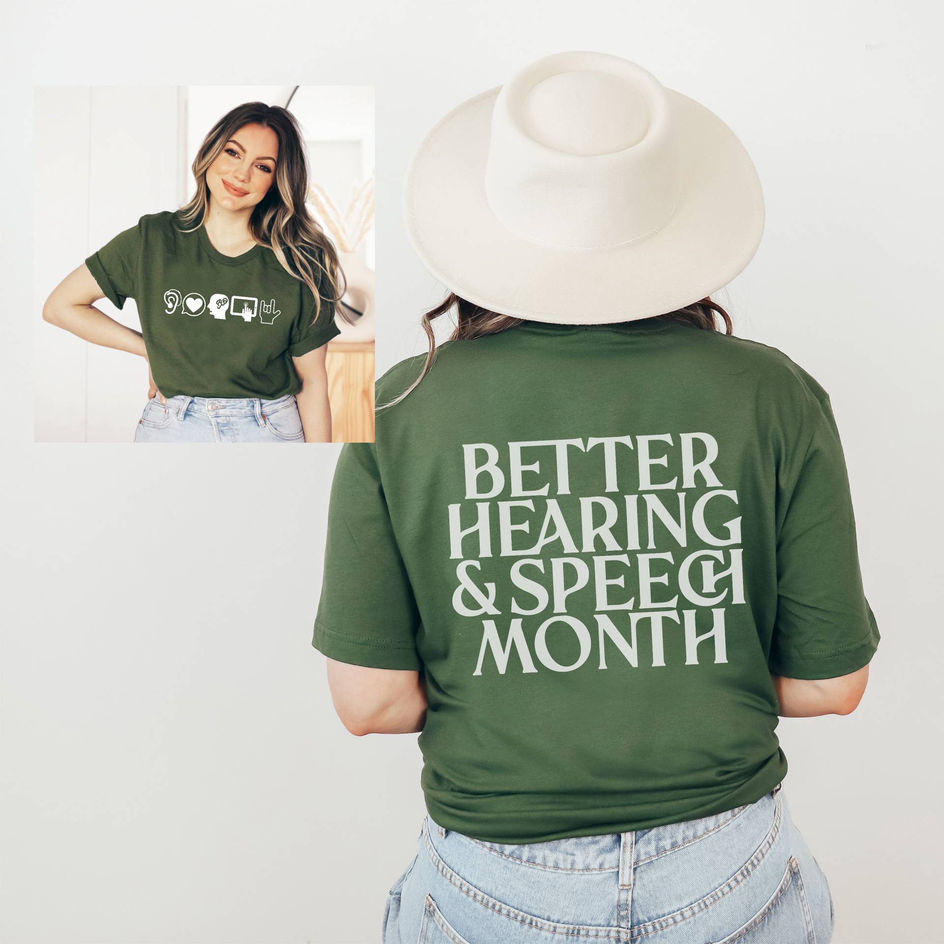 Besser Hören Und Sprechen Monat | Asha Big Nine Logopädein Bhsm Slp Hörgeräteakustiker Graduierter Schüler von SpeakingOfSamantics