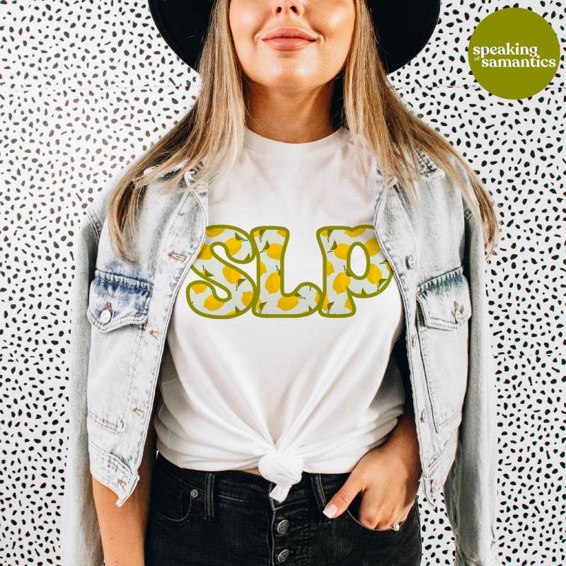 Logopädie Shirt | Slp Tshirt Grad Geschenk Vgl. Slp Logopäde T-Shirt Lemon von SpeakingOfSamantics