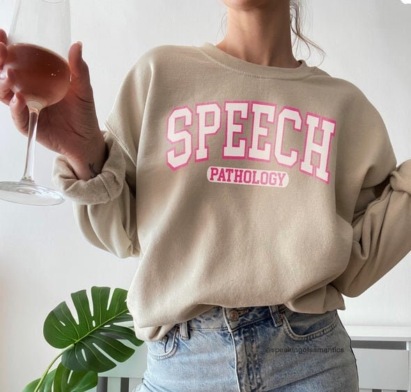 Logopädie Sweatshirt | Slp Rundhals Grad Geschenk Vgl. Slp Speech Pathologen Sprachpathologie| Merch|Slp von SpeakingOfSamantics