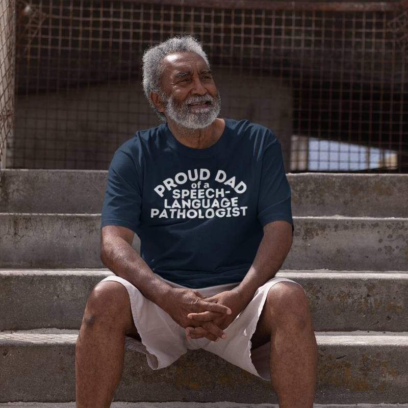 Logopädin Papa | Slp Dad Grad Geschenk Vgl. Slp Speech Pathologen T-Shirt Vatertag Logopädie von SpeakingOfSamantics