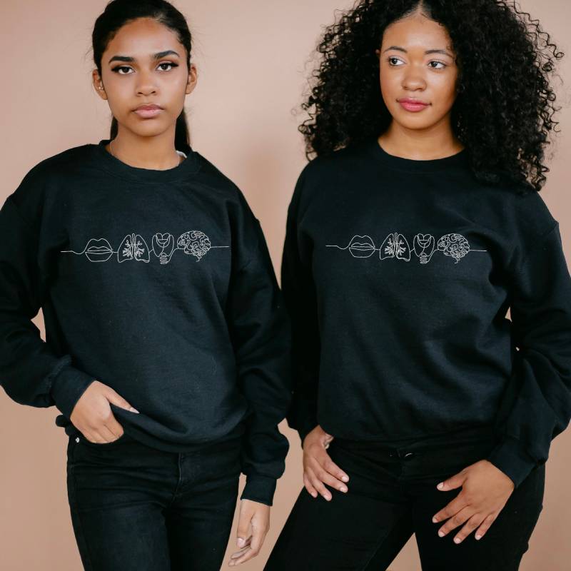 Logopädin Sweatshirt | Slp Rundhalsausschnitt Grad Geschenk Vgl. Slp Logopädin| Merch|Slp von SpeakingOfSamantics