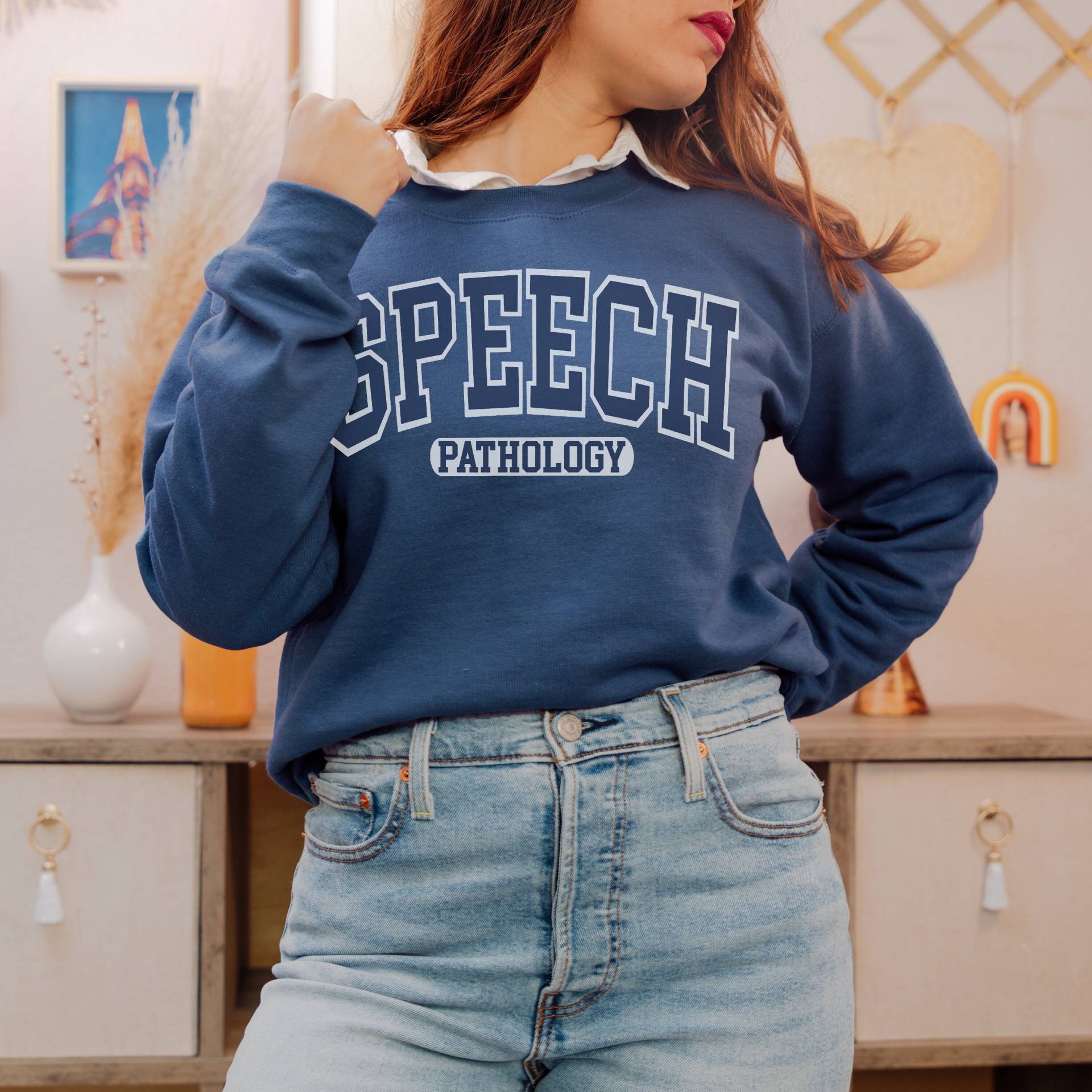 Logopädin Sweatshirt | Slp Rundhalsausschnitt Grad Geschenk Vgl. Slp Sprachpathologie| Merch|Slp Logopädin Sweatshirt | Slp Rundhalsausschnitt Grad Geschenk Vgl. Slp Sprachpathologie| Merch|Slp von SpeakingOfSamantics