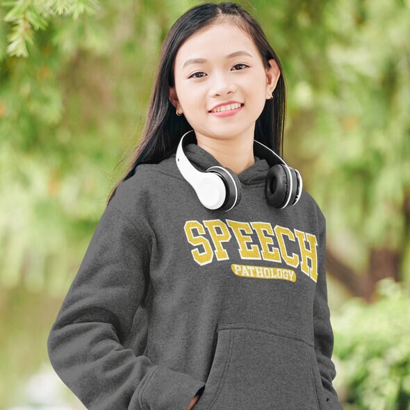 Logopädin Sweatshirt | Slp Rundhalsausschnitt Grad Geschenk Vgl. Slp Sprachpathologie| Merch|Slp von SpeakingOfSamantics