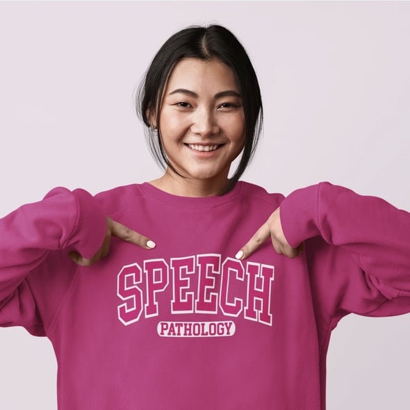 Logopädin Sweatshirt | Slp Rundhalsausschnitt Grad Geschenk Vgl. Slp Sprachpathologie| Merch|Slp von SpeakingOfSamantics