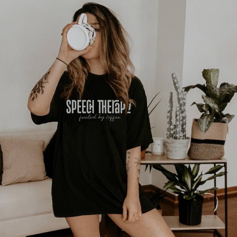 Sprachpathologie | Logopädin Tshirt Slp Speech Merch Logopädie-Bekleidung Geschenke Slp-Waren von SpeakingOfSamantics