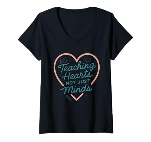 Damen Sonderschule Inklusive Bildung SPED-Lehrer IEP-Team T-Shirt mit V-Ausschnitt von Special Education Teacher Support Staff Autism