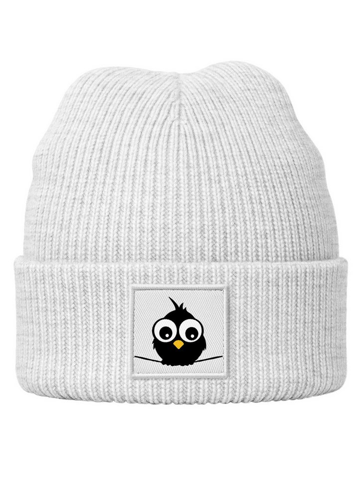 SpecialMe Beanie Kinder Beanie Jungen Design Vogel Aufdruck Print Strickmütze von SpecialMe