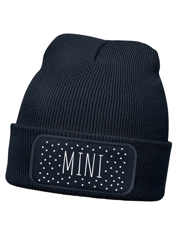 SpecialMe Beanie Kinder Beanie Mädchen Design Schriftzug Mini Aufdruck Print von SpecialMe