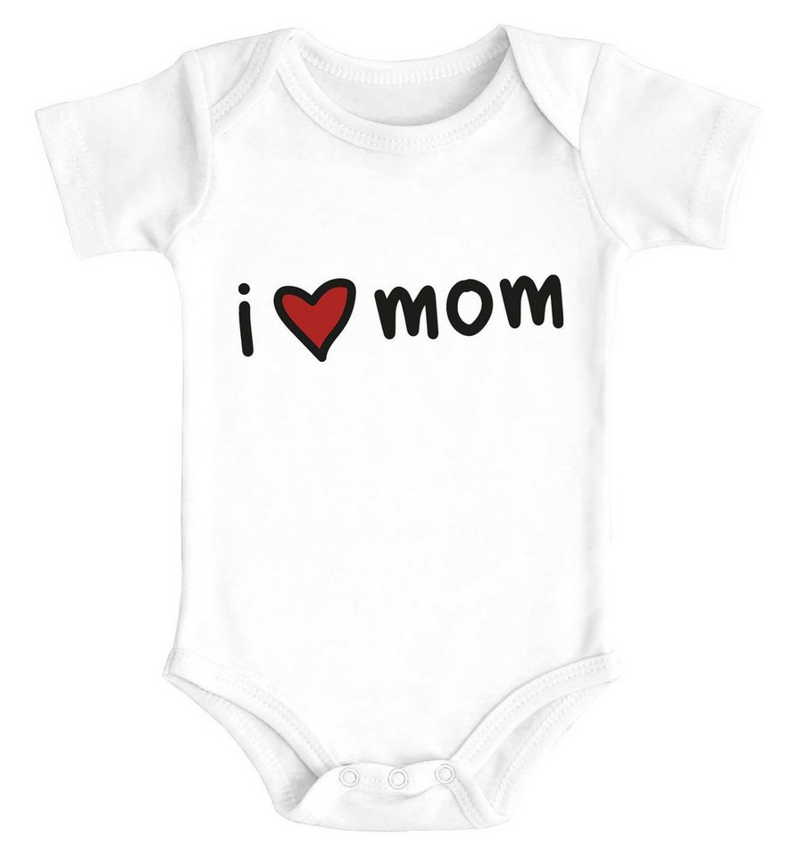 SpecialMe Body Baby Body I love Mom Geschenk Mama Muttertag Geburtstag Jungen von SpecialMe