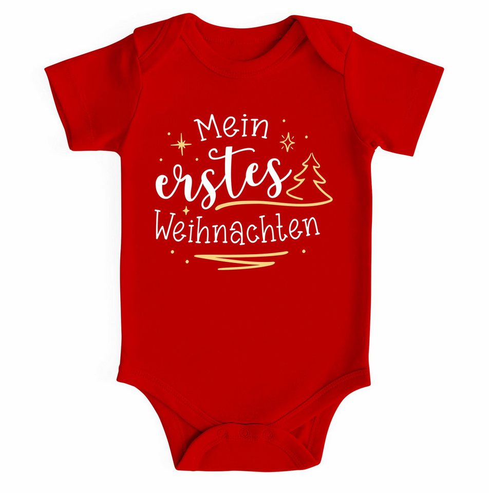 SpecialMe Body Baby Body kurzarm Mein erstes Weihnachten Spruch XMAS Outfit für von SpecialMe