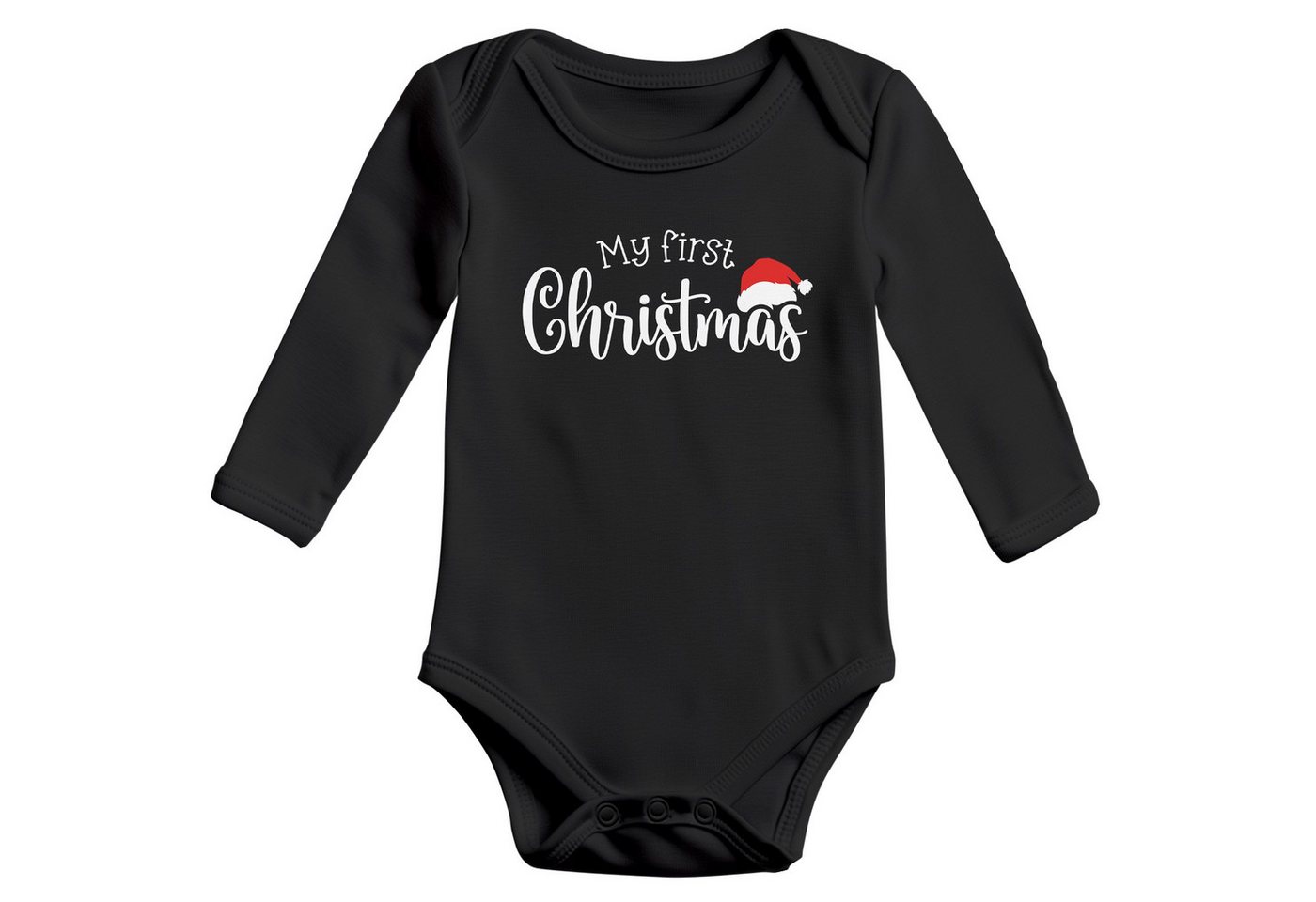 SpecialMe Body Baby Body langarm Aufschrift My first Christmas Weihnachten XMAS von SpecialMe