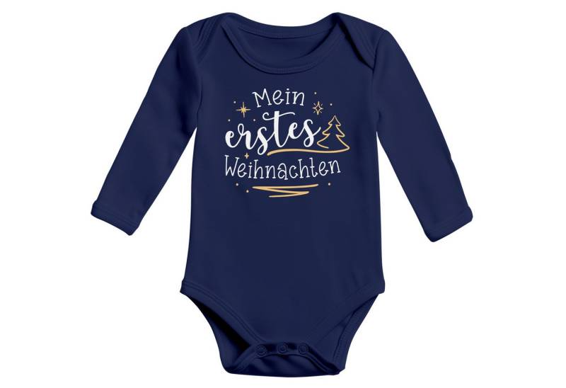 SpecialMe Body Baby Body langarm Spruch Mein erstes Weihnachten Babygeschenk XMAS von SpecialMe