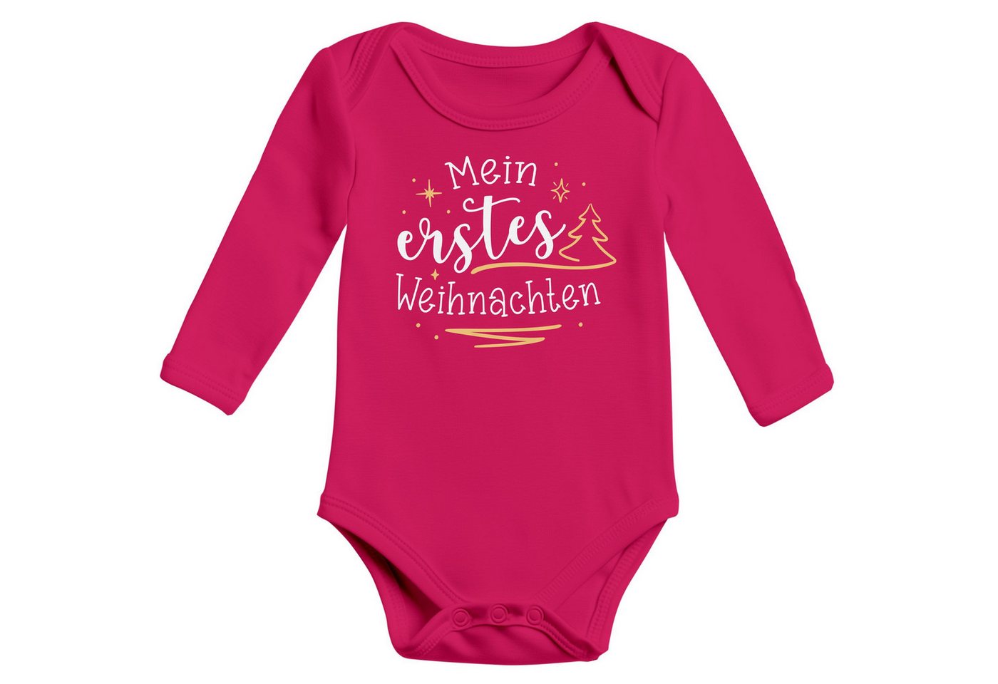 SpecialMe Body Baby Body langarm Spruch Mein erstes Weihnachten Babygeschenk XMAS von SpecialMe