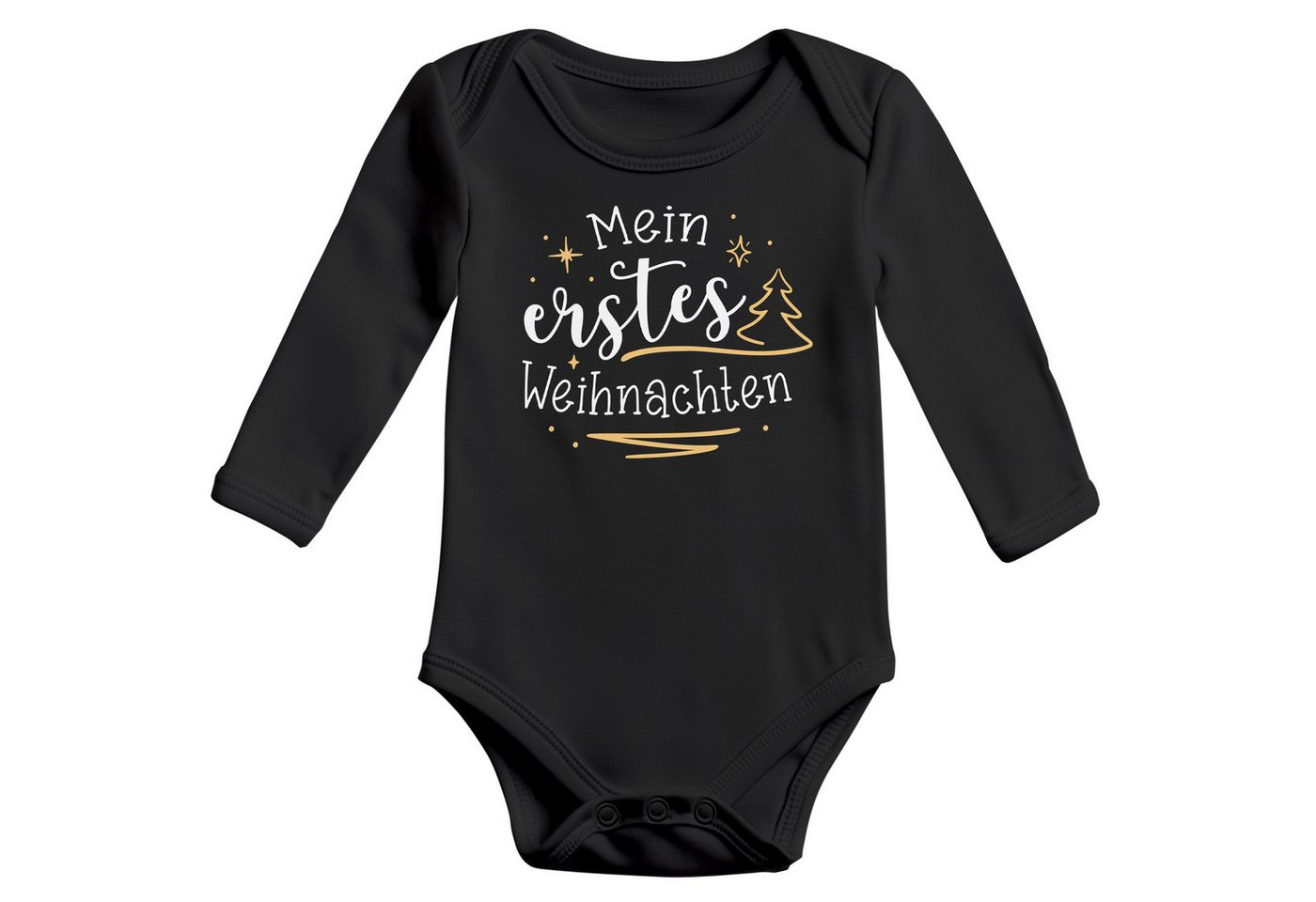 SpecialMe Body Baby Body langarm Spruch Mein erstes Weihnachten Babygeschenk XMAS von SpecialMe