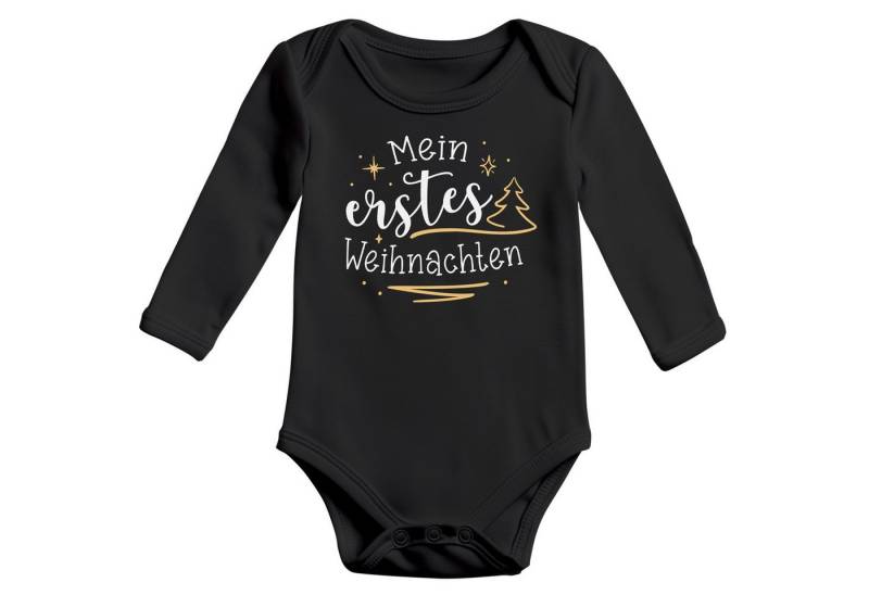 SpecialMe Body Baby Body langarm Spruch Mein erstes Weihnachten Babygeschenk XMAS von SpecialMe