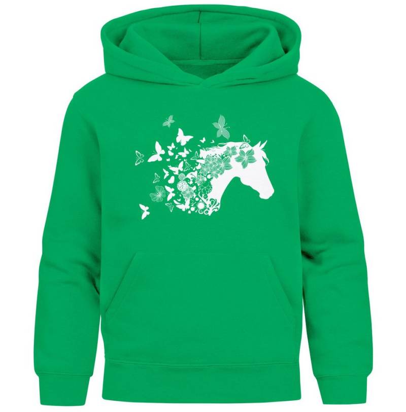 SpecialMe Hoodie Kinder Hoodie Mädchen Pferde Schmetterling Mädchengeschenke mit von SpecialMe