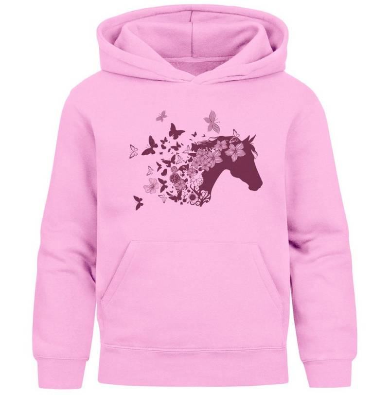 SpecialMe Hoodie Kinder Hoodie Mädchen Pferde Schmetterling Mädchengeschenke mit von SpecialMe