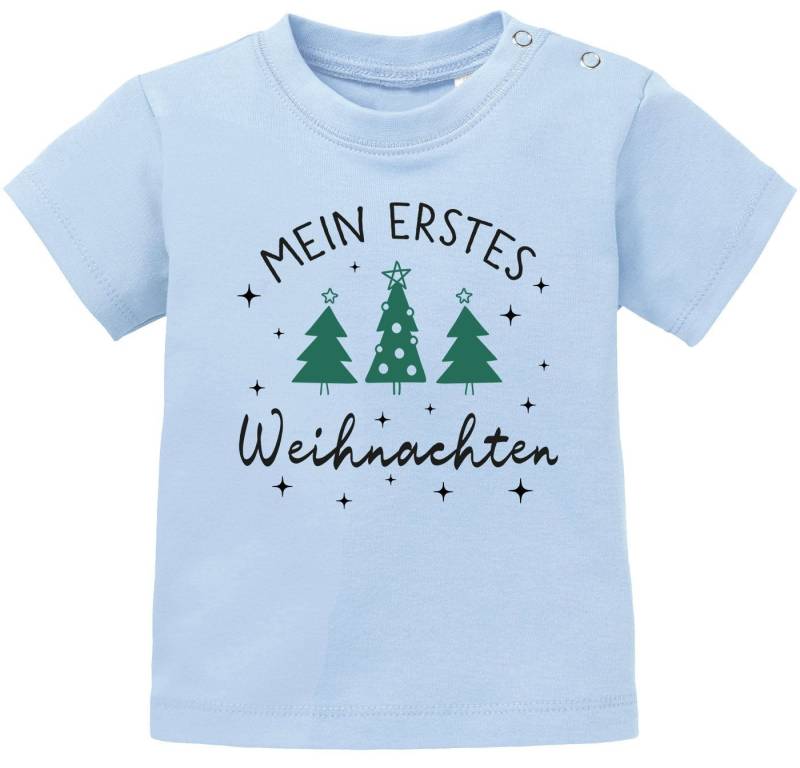 SpecialMe Print-Shirt Baby Shirt kurzarm Spruch Mein erstes Weihnachten Babyshirt von SpecialMe
