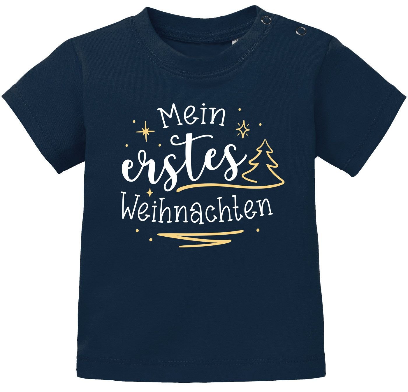 SpecialMe Print-Shirt Baby Shirt kurzarm Spruch Mein erstes Weihnachten Babyshirt von SpecialMe