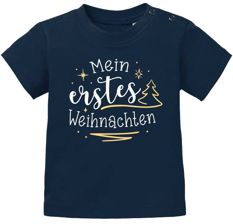 SpecialMe Print-Shirt Baby Shirt kurzarm Spruch Mein erstes Weihnachten Babyshirt von SpecialMe