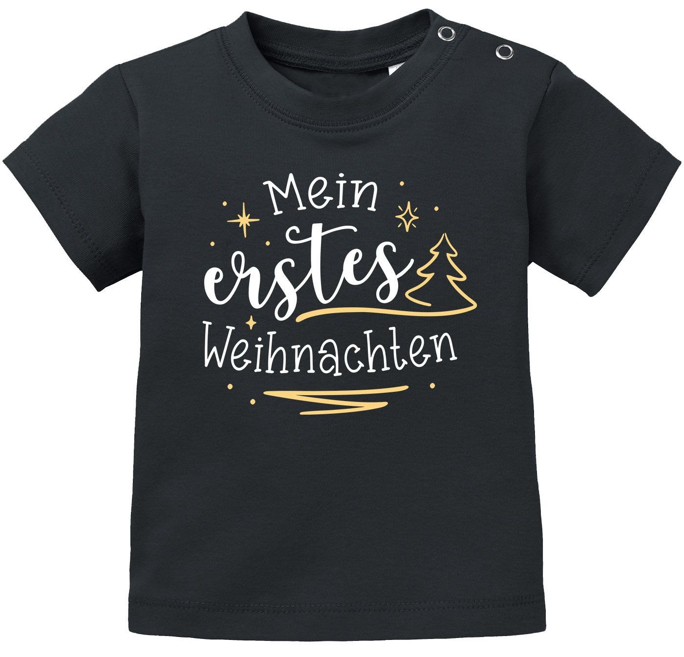 SpecialMe Print-Shirt Baby Shirt kurzarm Spruch Mein erstes Weihnachten Babyshirt von SpecialMe