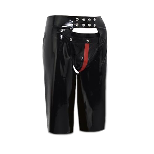 SpecialUnderwear Latex Chaps und String mit Druckknöpfen 2Teilig Size:XXL von SpecialUnderwear