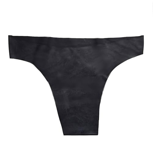 SpecialUnderwear Latex Female String Schwarz extra heiß - 0,3 mm Starkes Size: L von SpecialUnderwear