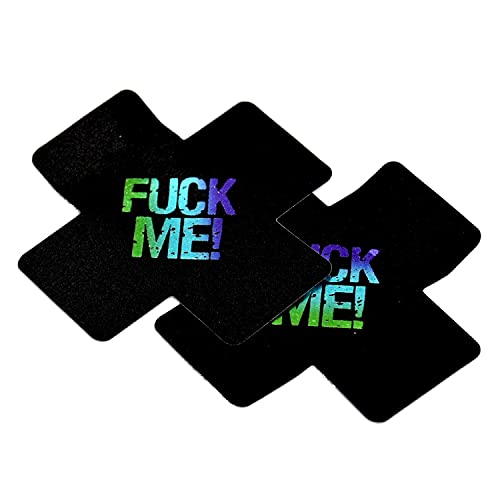 SpecialUnderwear Nippelcover Fuck me bunt Size:One Size von SpecialUnderwear