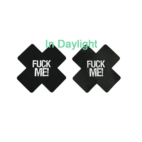 SpecialUnderwear Nippelcover Luminous Fuck me Size:One Size von SpecialUnderwear