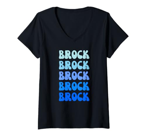 Damen Brock T-Shirt mit V-Ausschnitt von Specially for Brock