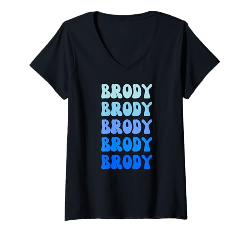 Damen Brody T-Shirt mit V-Ausschnitt von Specially for Brody