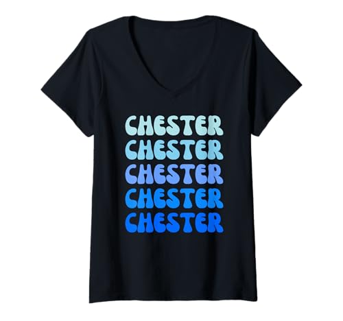 Damen Chester T-Shirt mit V-Ausschnitt Damen Chester T-Shirt mit V-Ausschnitt von Specially for Chester