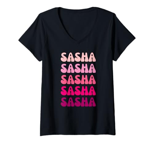 Damen Sasha T-Shirt mit V-Ausschnitt Damen Sasha T-Shirt mit V-Ausschnitt von Specially for Sasha