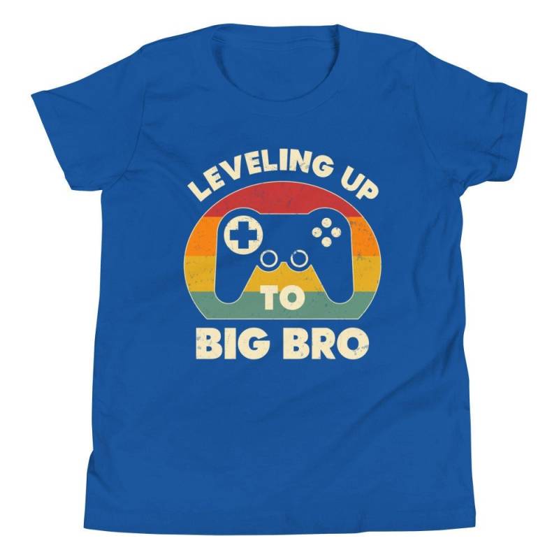 Big Brother Shirt, Gamer, Leveling Up To Bro, Geschenk Für Neuen Bruder, Geschwister Geschenk, To Be, Name von SpecialtyGiftsStore