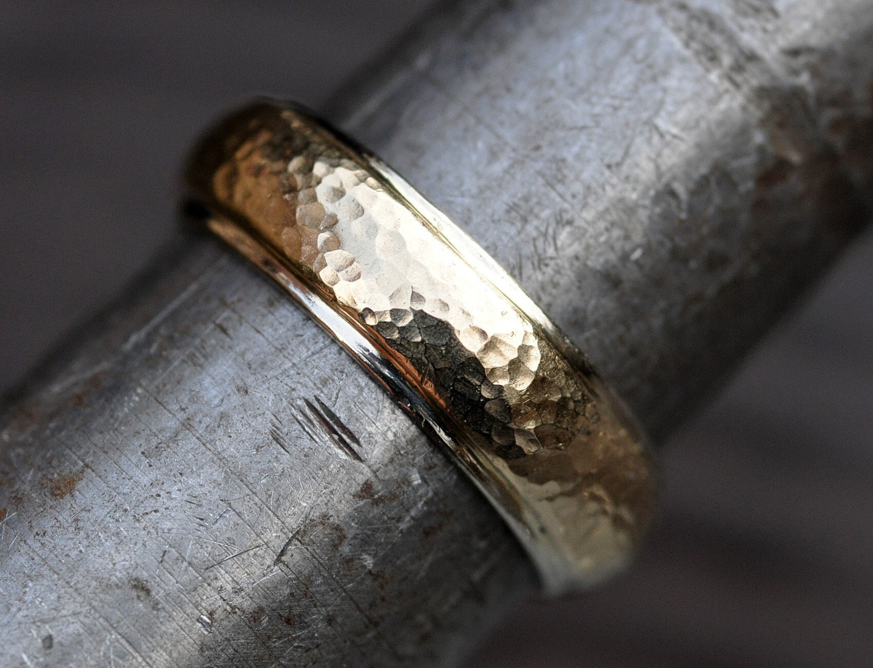 sterling Silber Oder Weißgold Und Gelb/Rose Gold Ehering Ring - Custom Made von Specimental