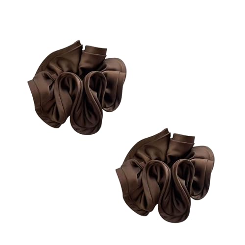Specora Satin Scrunchie Schokobraun – 2er Pack Haargummis für Damen – Schonend zum Haar & mit edlem Glanz Specora Satin Scrunchie Schokobraun – 2er Pack Haargummis für Damen – Schonend zum Haar & mit edlem Glanz von Specora